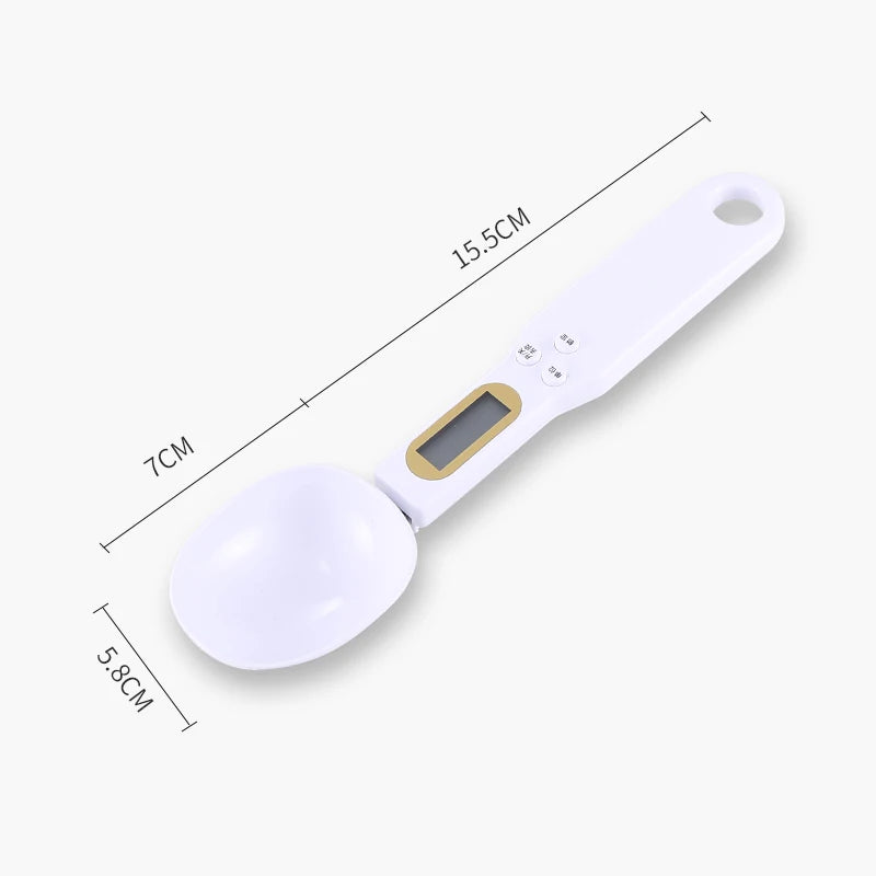 Mini Báscula Cuchara Digital de Precisión LCD 0,1g-500g para Cocina y Repostería